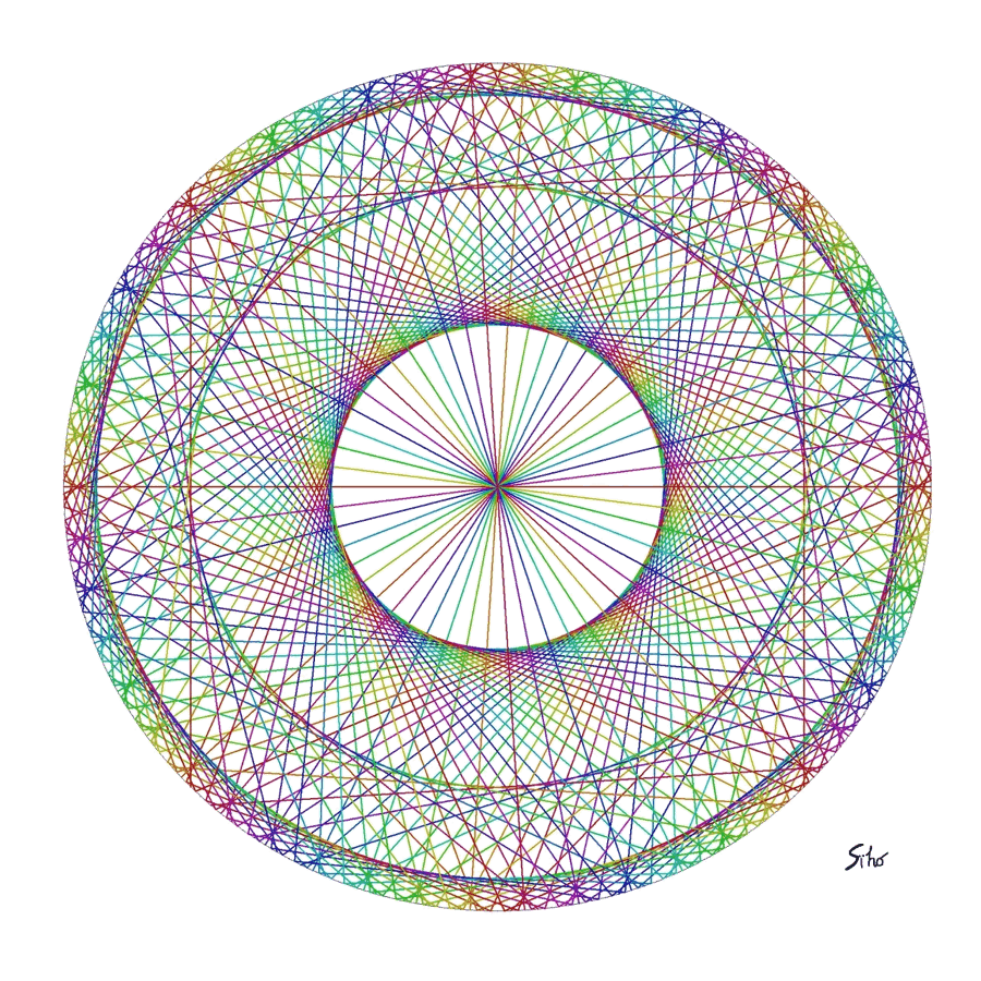 A geometric mandala — a symbol of clear structure and order