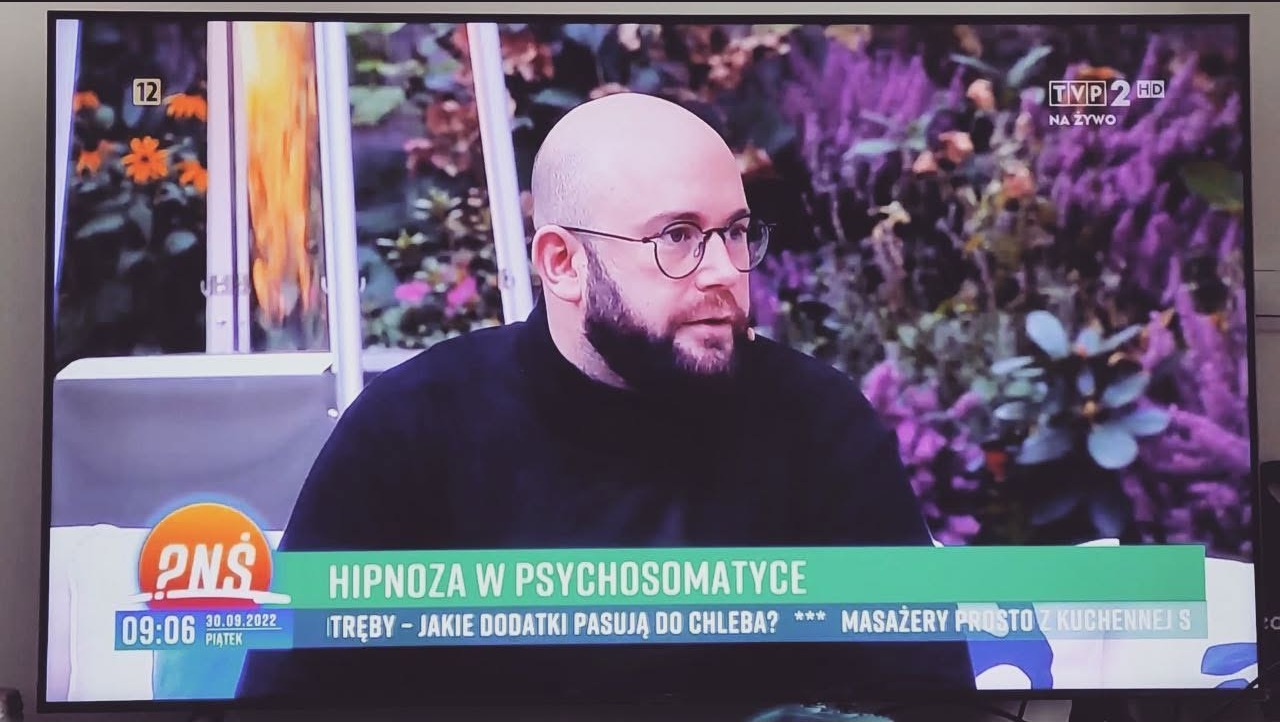 Piotr Matejuk w TVP2 'Pytanie na Śniadanie' — rozmowa o hipnozie w psychosomatyce